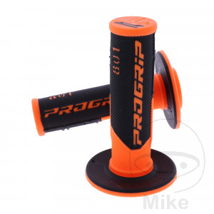 Griffgummi 801 fluoreszierend orange / schwarz Durchmesser 22 / 25 mm geschlossen.