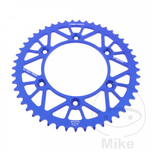 Alu-Kettenrad 49Z Teilung 520 blau JT Innendurchmesser 125 Lochkreis 150