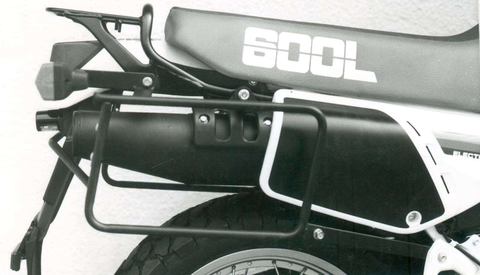 Seitenkofferträger festverschraubt schwarz für Honda XL 600 LM (1985-1987)