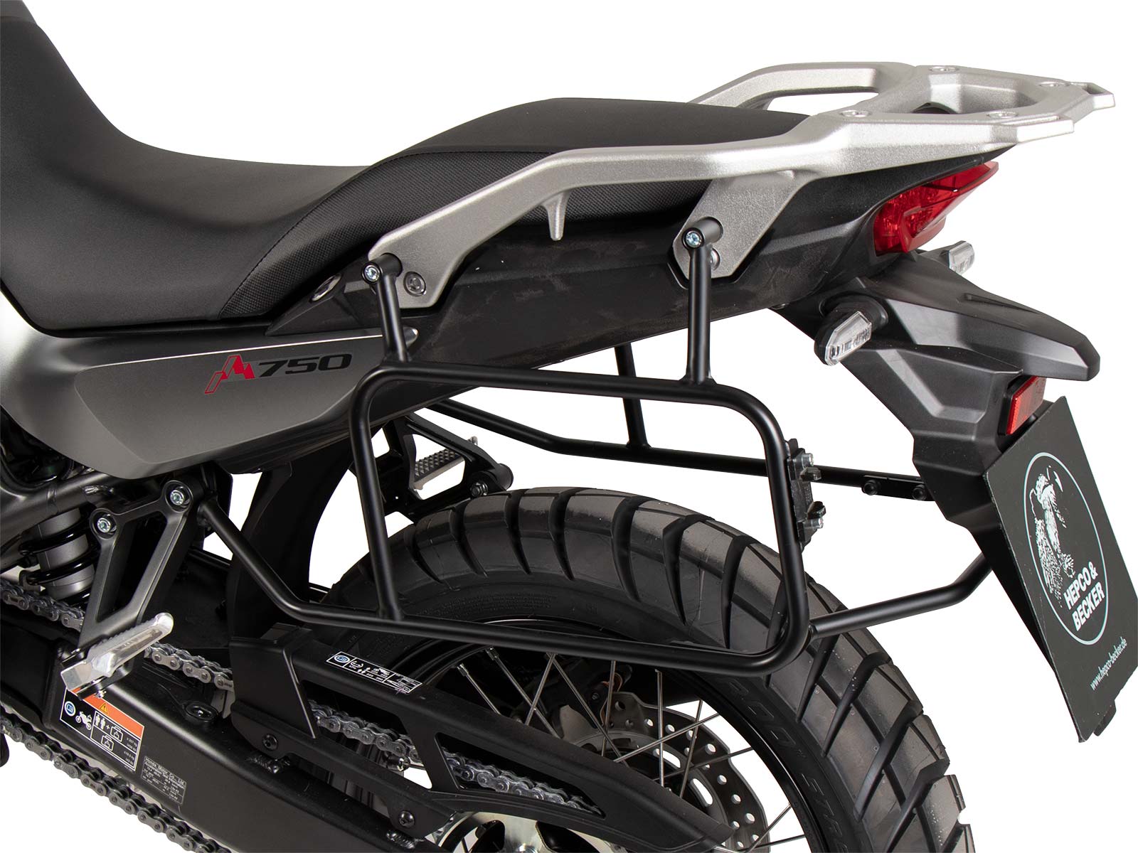 Seitenkofferträger festverschraubt schwarz für Honda XL 750 Transalp (2023-2024)