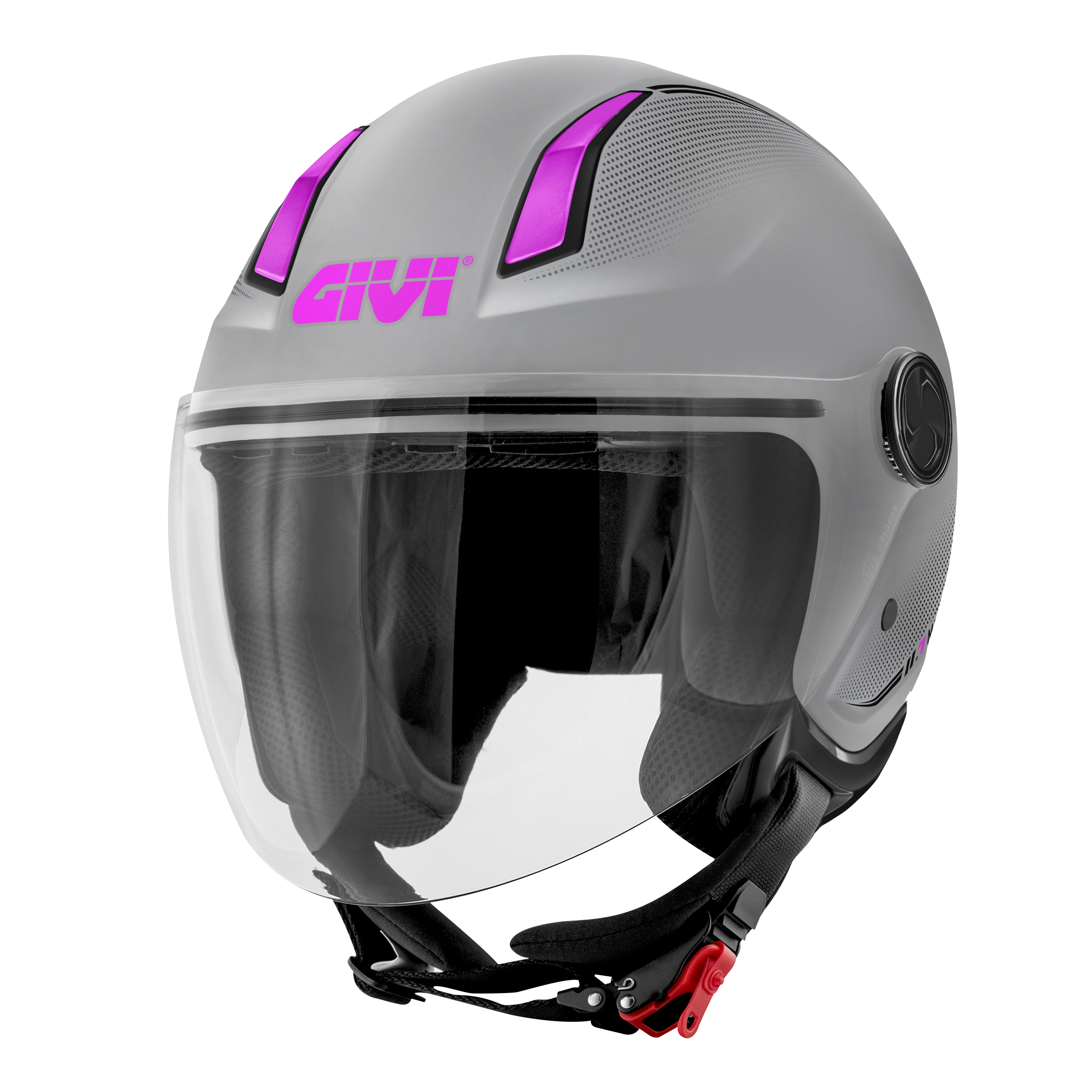 HPS 11.7 SOLID COLOR - Gr. 53/XS matt-silber/fuchsia