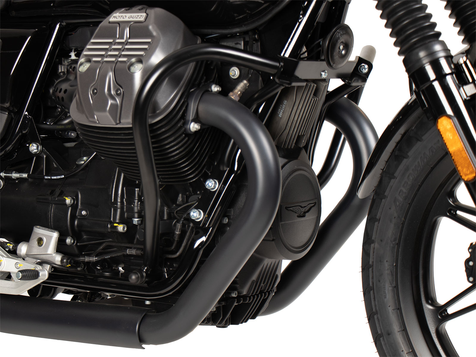 Motorschutzbügel schwarz für Moto Guzzi V7 Stone Special Edition (850ccm) (2022-2023)