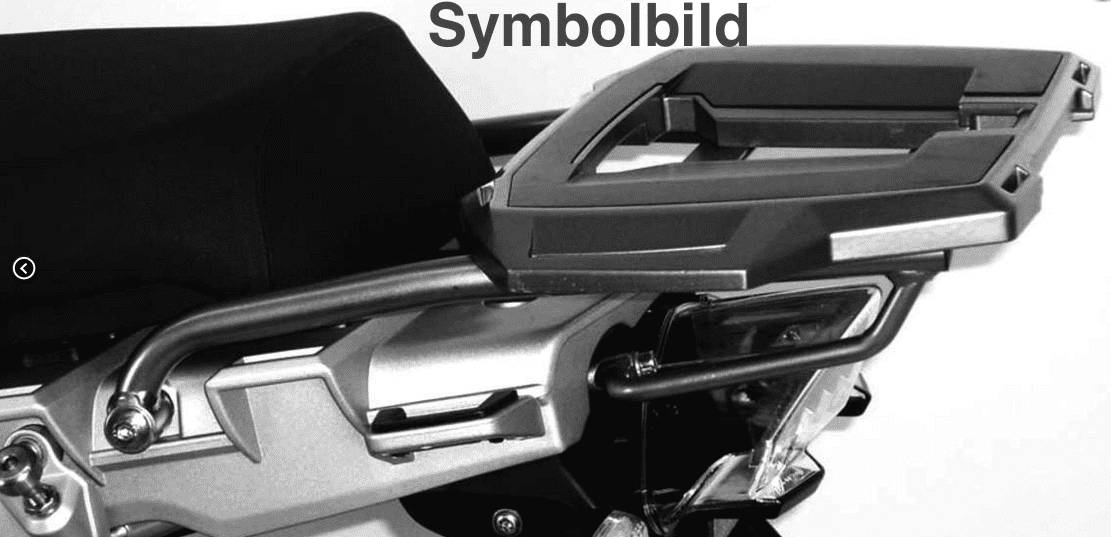 Alurack Topcaseträger schwarz für BMW R 1200 GS (2004-2007)