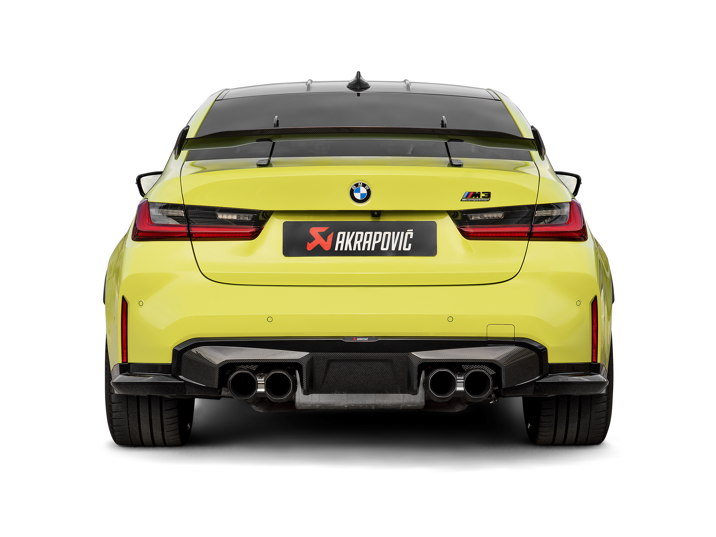 Akrapovic Carbon- Heckfügel hochglanz BMW M3 (G80, G81) / M340I (G20, G21) - OPF/GPF