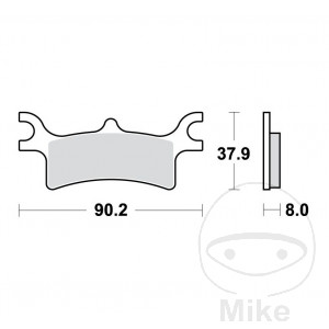 Bremsklotz Sinter SI TRW Alternative: 7325657