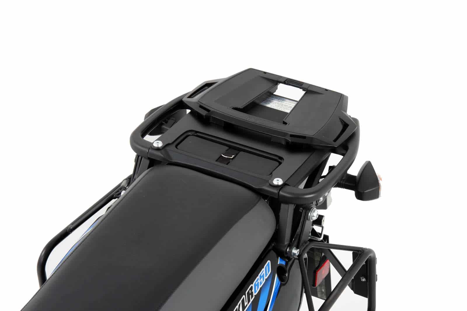 Rohrgepäckbrücke Topcaseträger schwarz für Kawasaki KLR 650 Export-Modell (2008-2018)