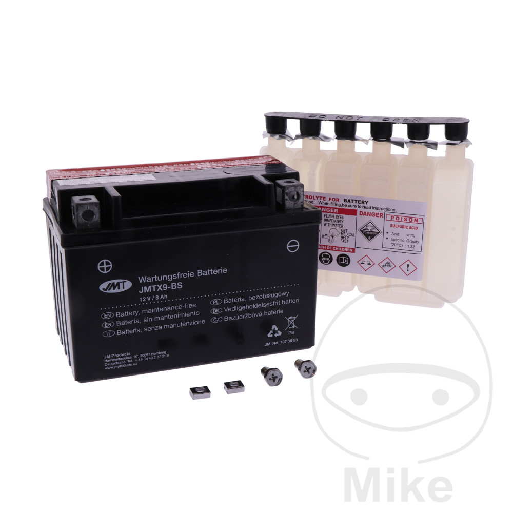 Batterie Motorrad YTX9-BS JMT Alternative: 7070683 3935