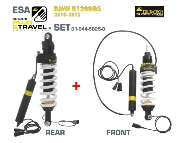 Touratech Suspension Plug & Travel-ESA SET für BMW R1200GS Model 2010-2012