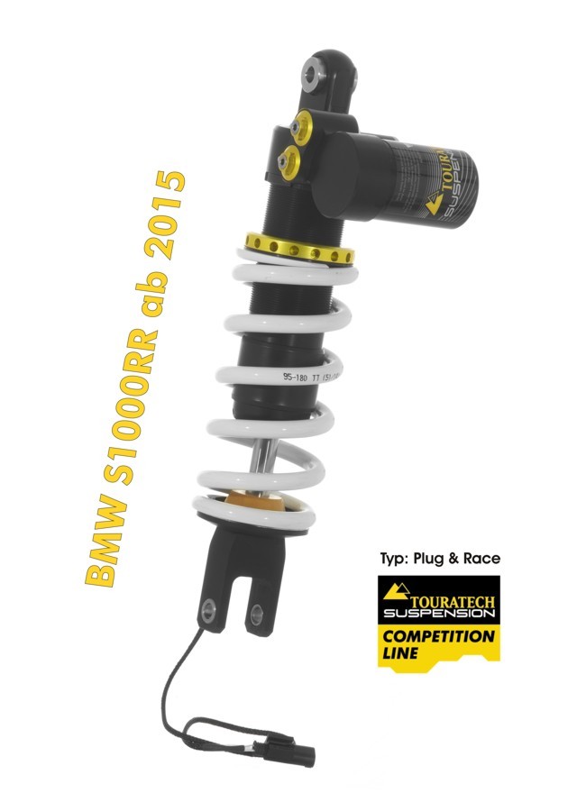 Touratech Suspension Competition Plug & Race Federbein für BMW S1000RR ab 2015