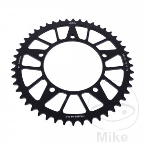 Alu-Kettenrad 48Z Teilung 520 schwarz JT Innendurchmesser 120 Lochkreis 140
