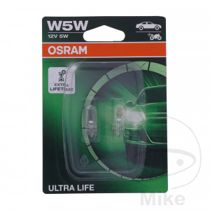 Lampe 12V5W W2.1X9.5D Osram 2 Blister JMP 1590136