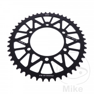 Alu-Kettenrad 48Z Teilung 520 schwarz JT Innendurchmesser 106 Lochkreis 125