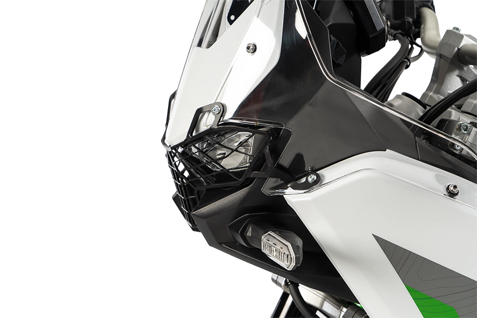 Lampenschutzgitter schwarz für Kawasaki KLE 500 / SE (2026-)