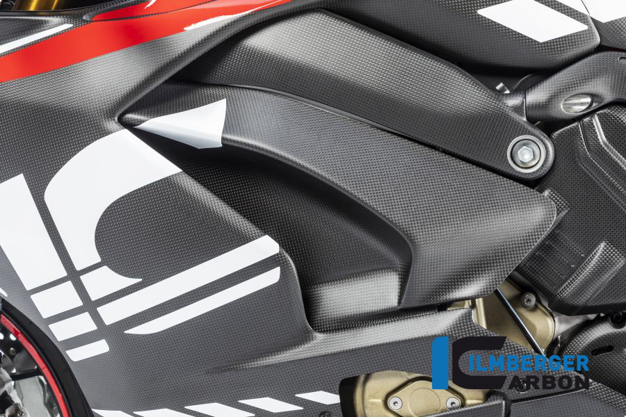 Abdeckung unterm Rahmen links matt Panigale V4 / V4 S