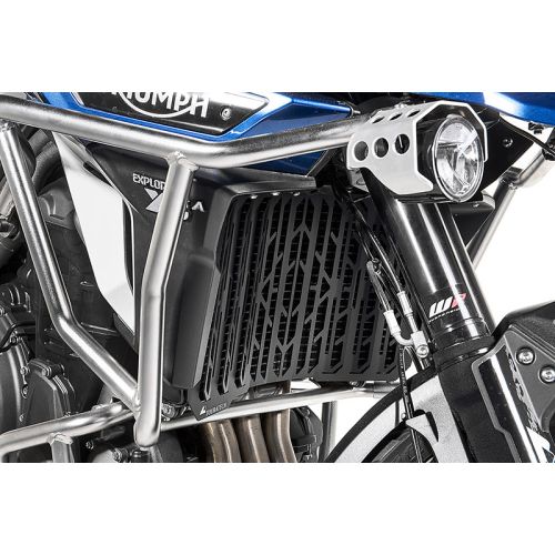 Kühlerschutz, schwarz eloxiert für Triumph Tiger Explorer ab 2016
