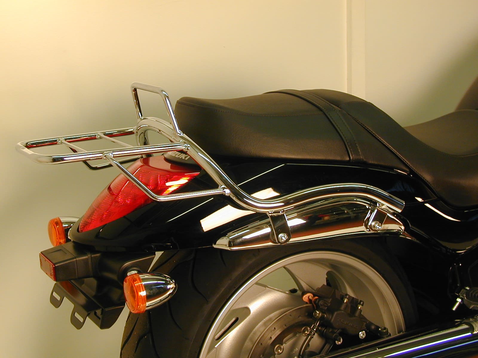 Rohrgepäckbrücke Topcaseträger chrom für Suzuki M 1800 (VZR) R Intruder (2006-2012)