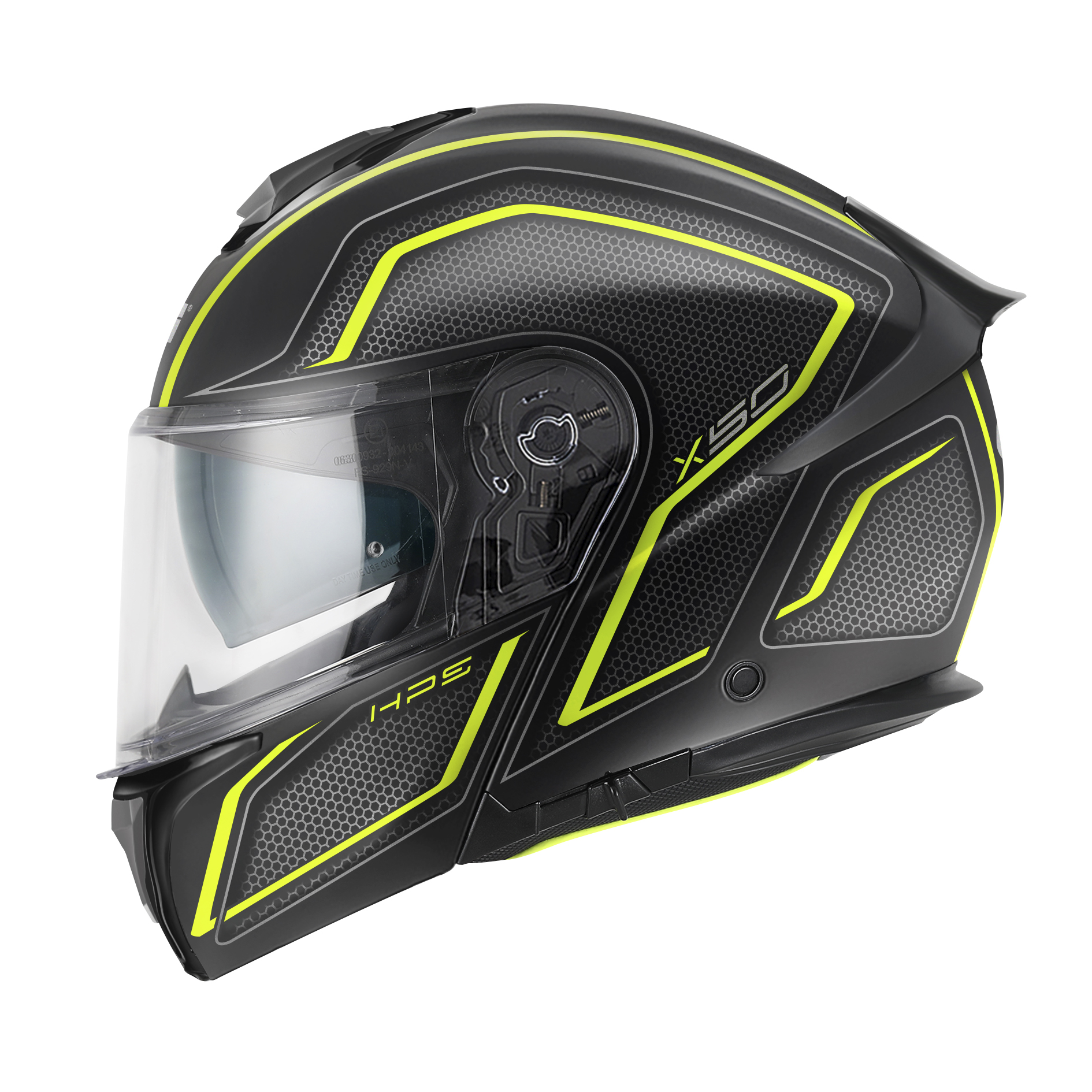 HPS X.50 MODULAR FIBER GRAPHIC HOLOGRAM matt schwarz titanium gelb - Gr. 60/L -