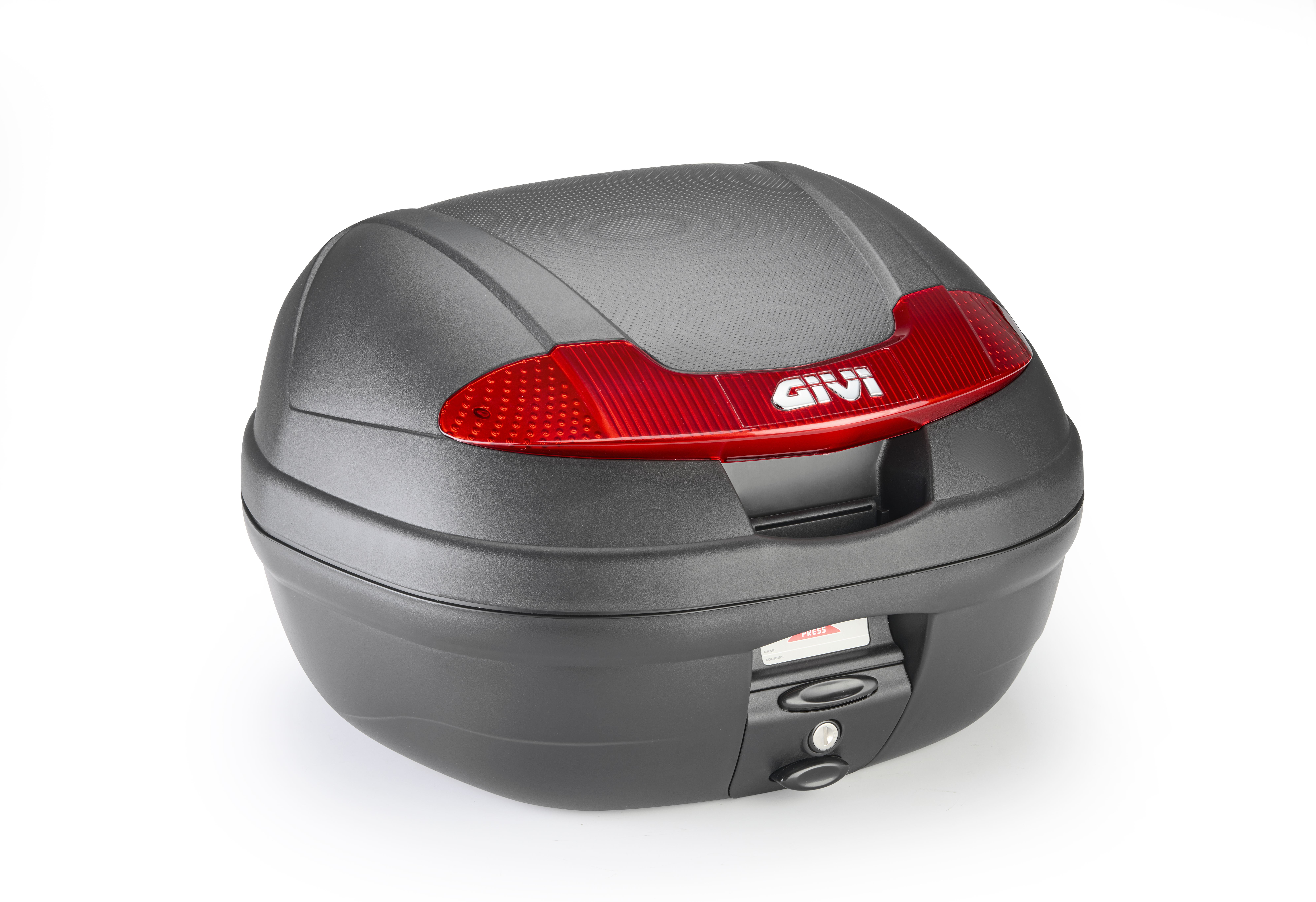 E340 Vision - Monolock Topcase mit Platte schwarz / Max Zuladung 3 kg