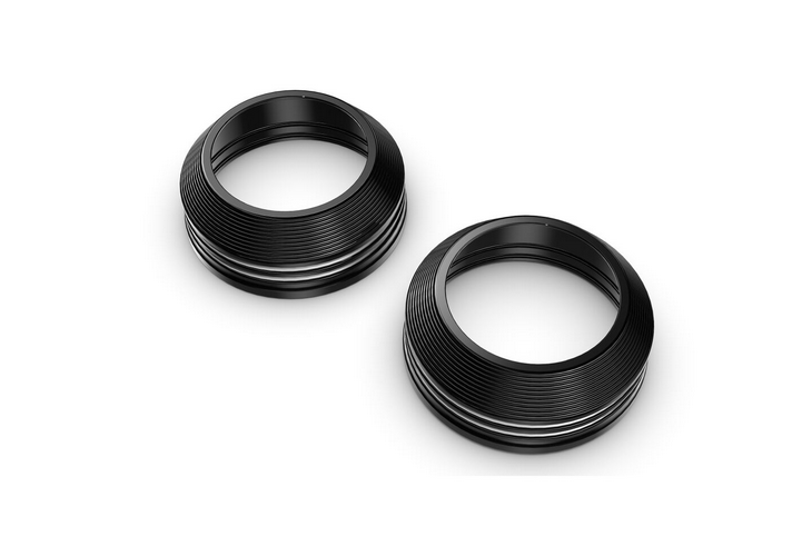 Satz Abschlusskappe Gabelholm unten Machined
