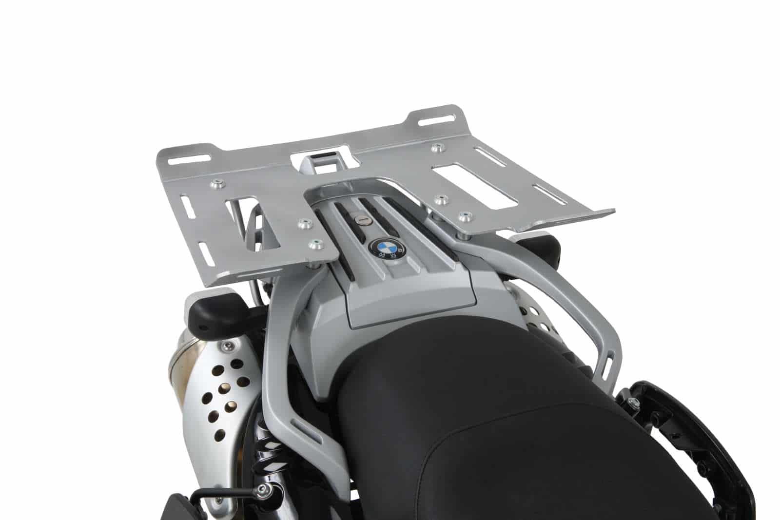 Gepäckbrückenverbreiterung silber für BMW F 650 GS/G 650 GS (2004-2007)