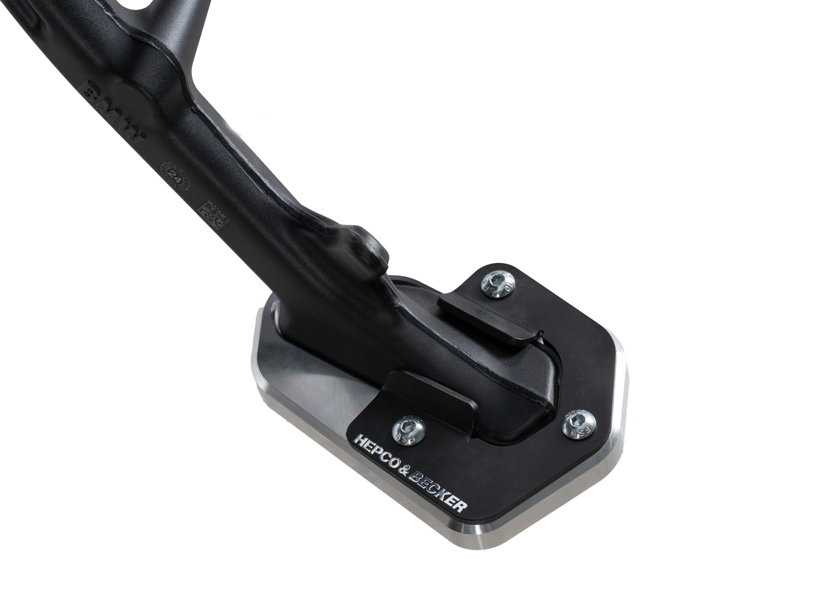 Seitenständerplatte silber/schwarz für BMW R 1300 RS (2025-)