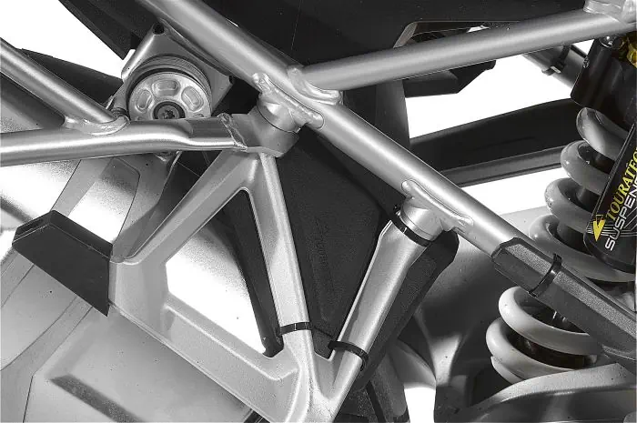 Touratech Spritzschutz Soziusfußrastenhalter Set BMW R1250GS + Adventure R1200GS LC