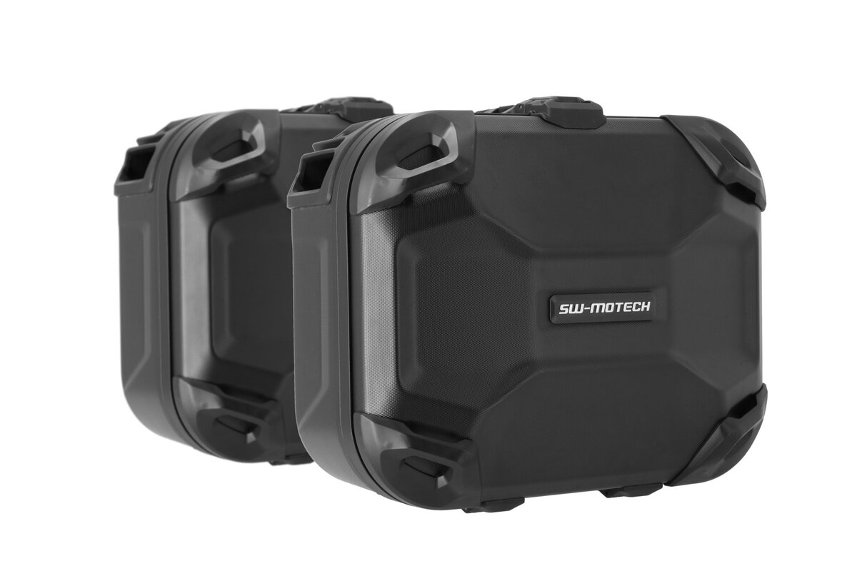 DUSC Hartschalenkoffer-System Schwarz. 33/33 l. BMW F 900 R / XR (19-24).