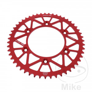 Alu-Kettenrad 51Z Teilung 520 rot JT Innendurchmesser 125 Lochkreis 153