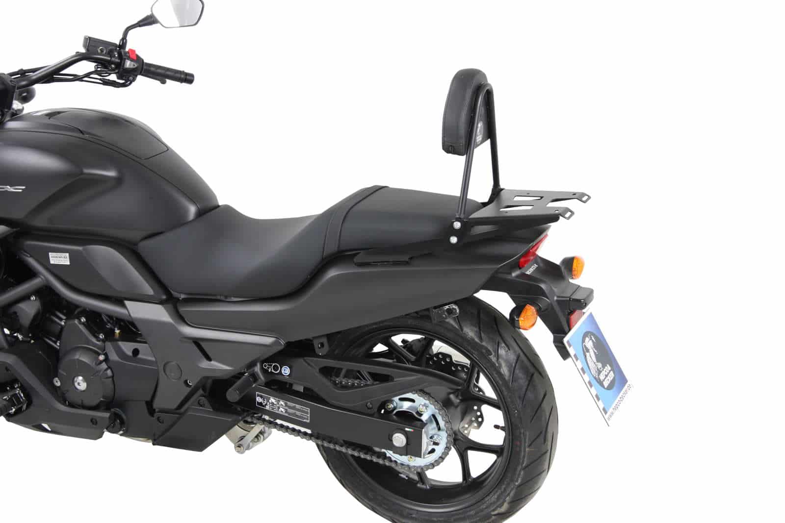 Sissybar mit Gepäckträger schwarz für Honda CTX 700/N/DCT (2014-2017)