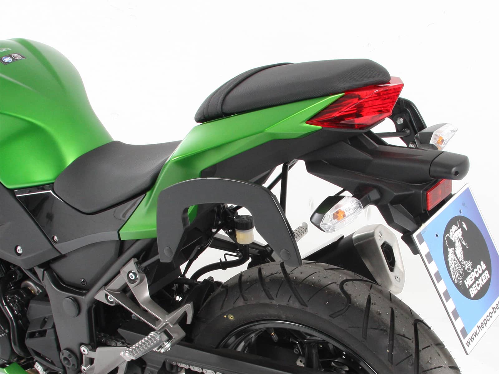 C-Bow Seitenträger schwarz für Kawasaki Z 300 (2015-2017)