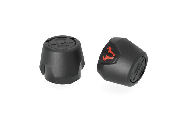 Sturzpad-Kit für Vorderachse Schwarz. Ducati Multistrada V2 / V2 S (24-).