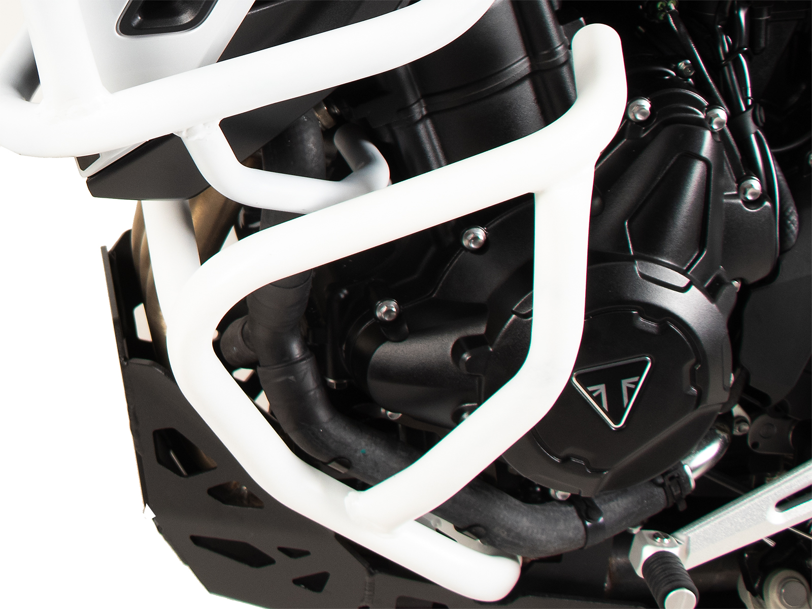 Motorschutzbügel weiß für Triumph Tiger 900 Rally Pro (2024-)
