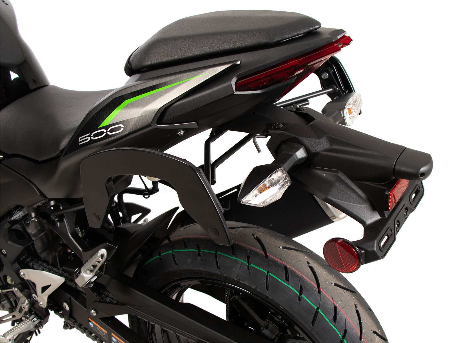 C-Bow Seitenträger schwarz für Kawasaki Ninja 500 / SE (2024-)