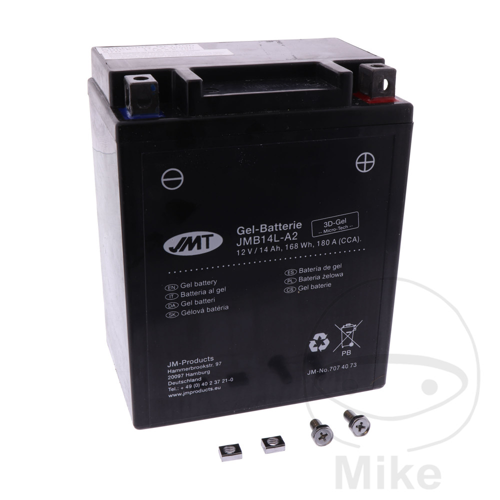 Batterie Motorrad YB14L-A2 Gel JMT Alternative: 7070345 3075