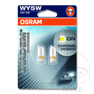 Lampe 12V5W W2.1X9.5D Osram 2 Blister Diadem chrom