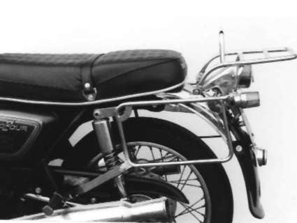Komplettträgerset (Seitenkofferträger und Rohrgepäckbrücke Topcaseträger) chrom für Honda CB 350 F/400 F (1973-1974)