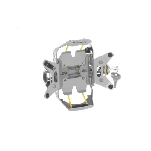 Lenkerhalterung Garmin zumo 590 / 595 LM *abschließbar* alu natur