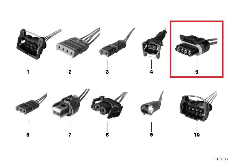 diag_480p BMW original Reparaturstecker 4-polig 83300402340 z.B. R1200GS LC R nineT K1600GT C1 R1150GS