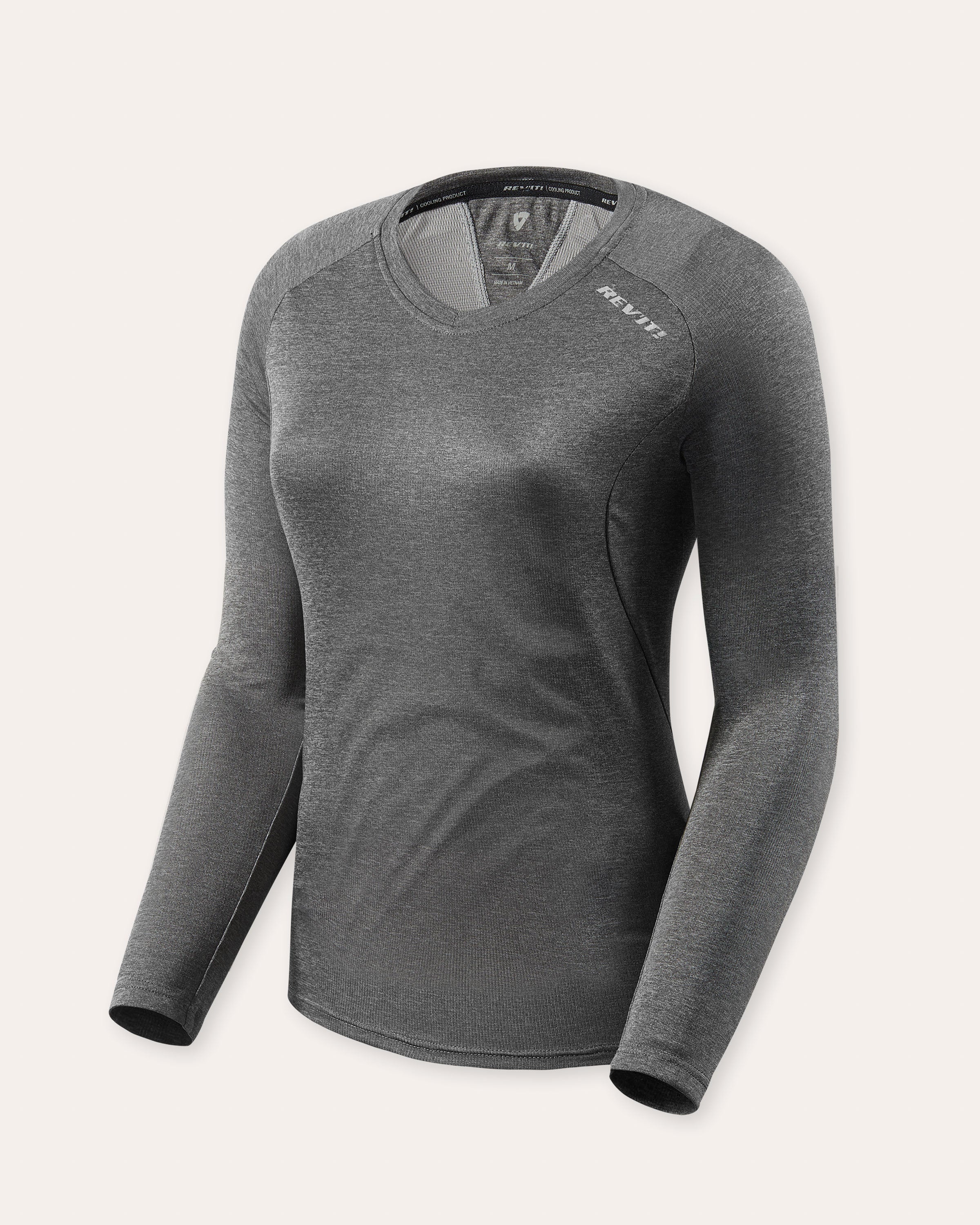 Shirt Sky LS Ladies Dunkelgrau S Standard