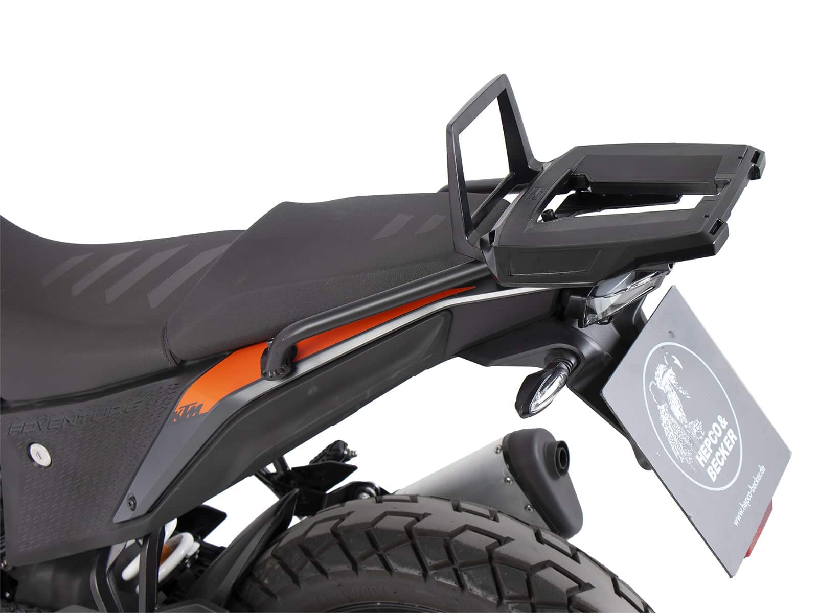 Alurack Topcaseträger schwarz für KTM 390 Adventure (2020-2024)