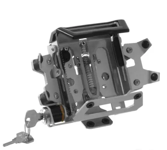 Lenkerhalterung Garmin Montana/ BMW Navigator Adventure*abschließbar* *eloxiert Alu natur* Lenkerhalterung Garmin Montana/ BMW Navigator Adventure*abschließbar* *eloxiert Alu natur*