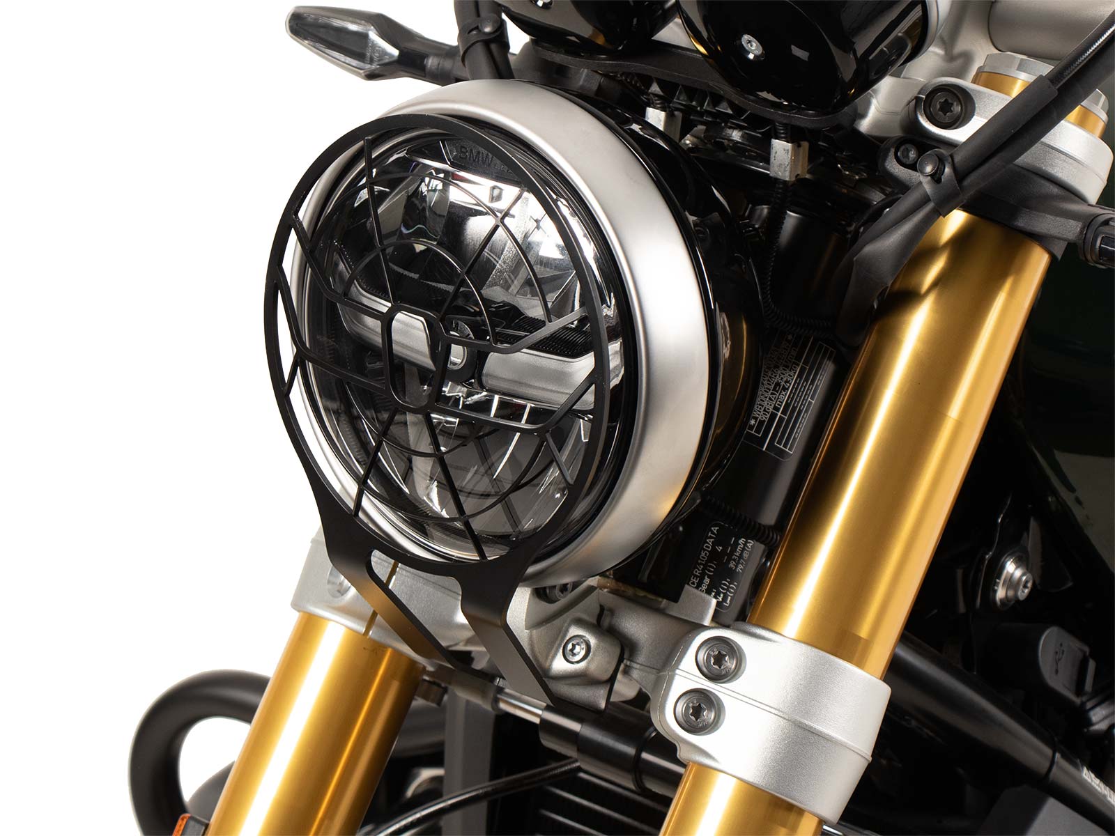 Lampenschutzgitter schwarz für BMW R 12 nineT (2024-)