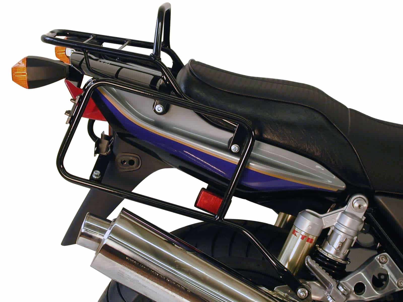 Seitenkofferträger festverschraubt schwarz für Kawasaki ZRX 1200 R/S (2001-2007)