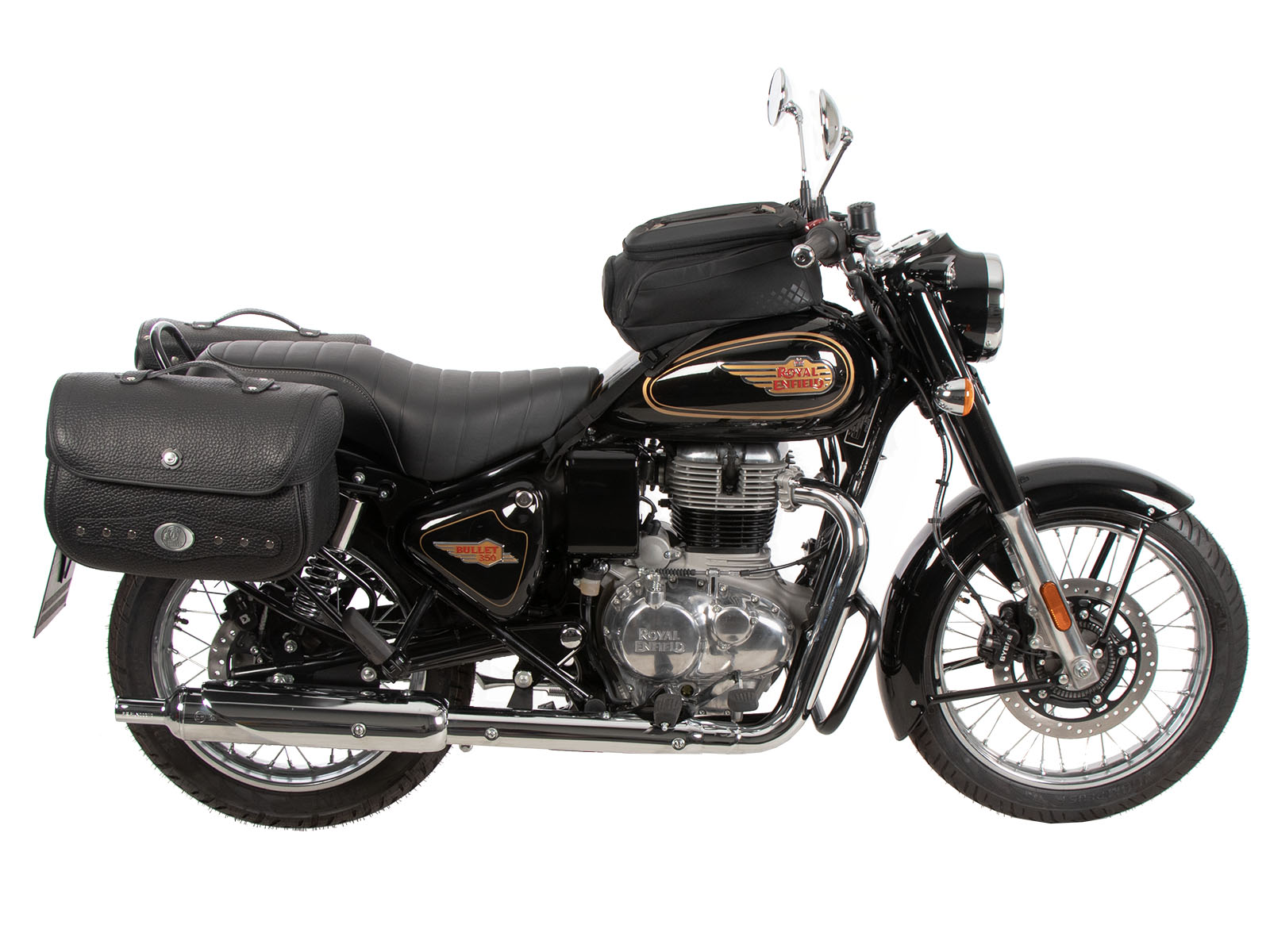 C-Bow Seitenträger chrom für Royal Enfield Bullet 350 (2024-)