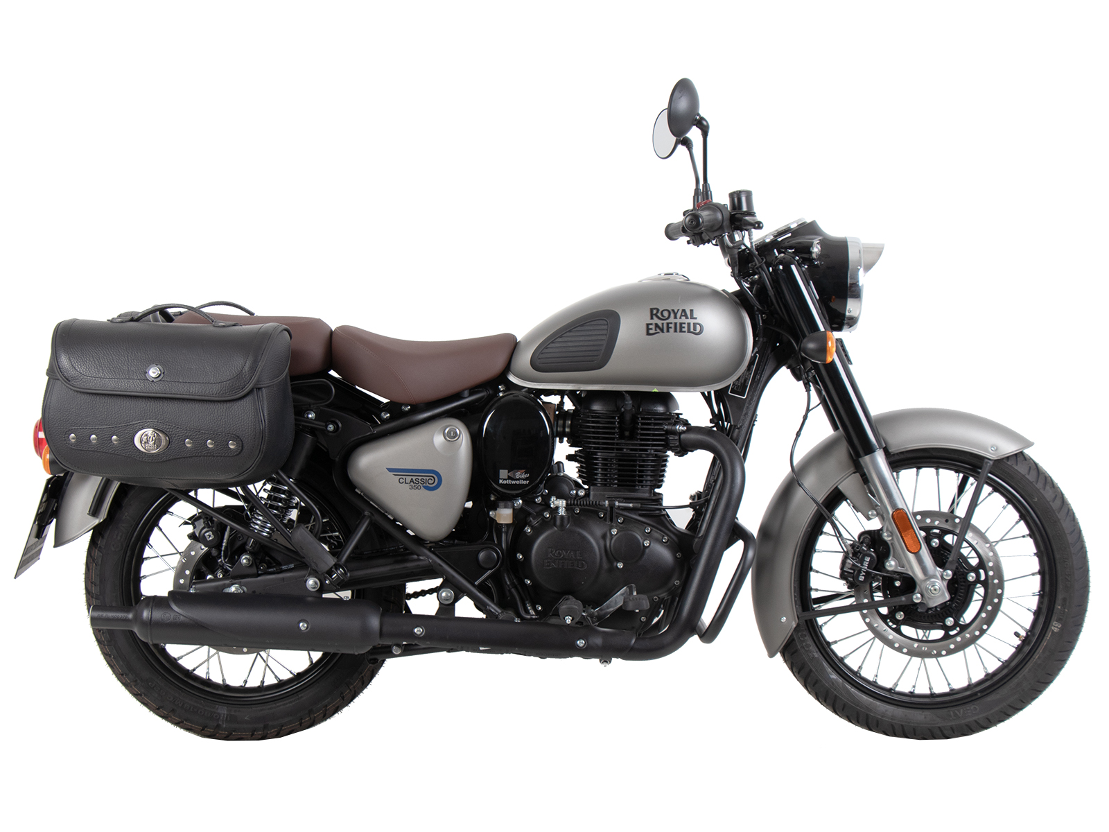 C-Bow Seitenträger schwarz für Royal Enfield Classic 350 (2022-)