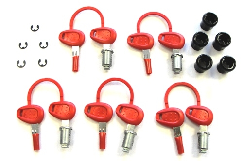 Gleichsperrendes-Schloss-Set, 5-fach E21,E260,E350,E360,E41,V46,E460,E50,E52