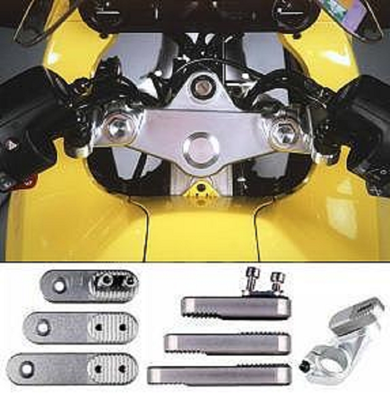 k-901216-Lenker-K1200RS-verschiedene_380 Lenkererhöhung und Lenkeradapter mit Versatz 33mm näher ABE für BMW K1200RS