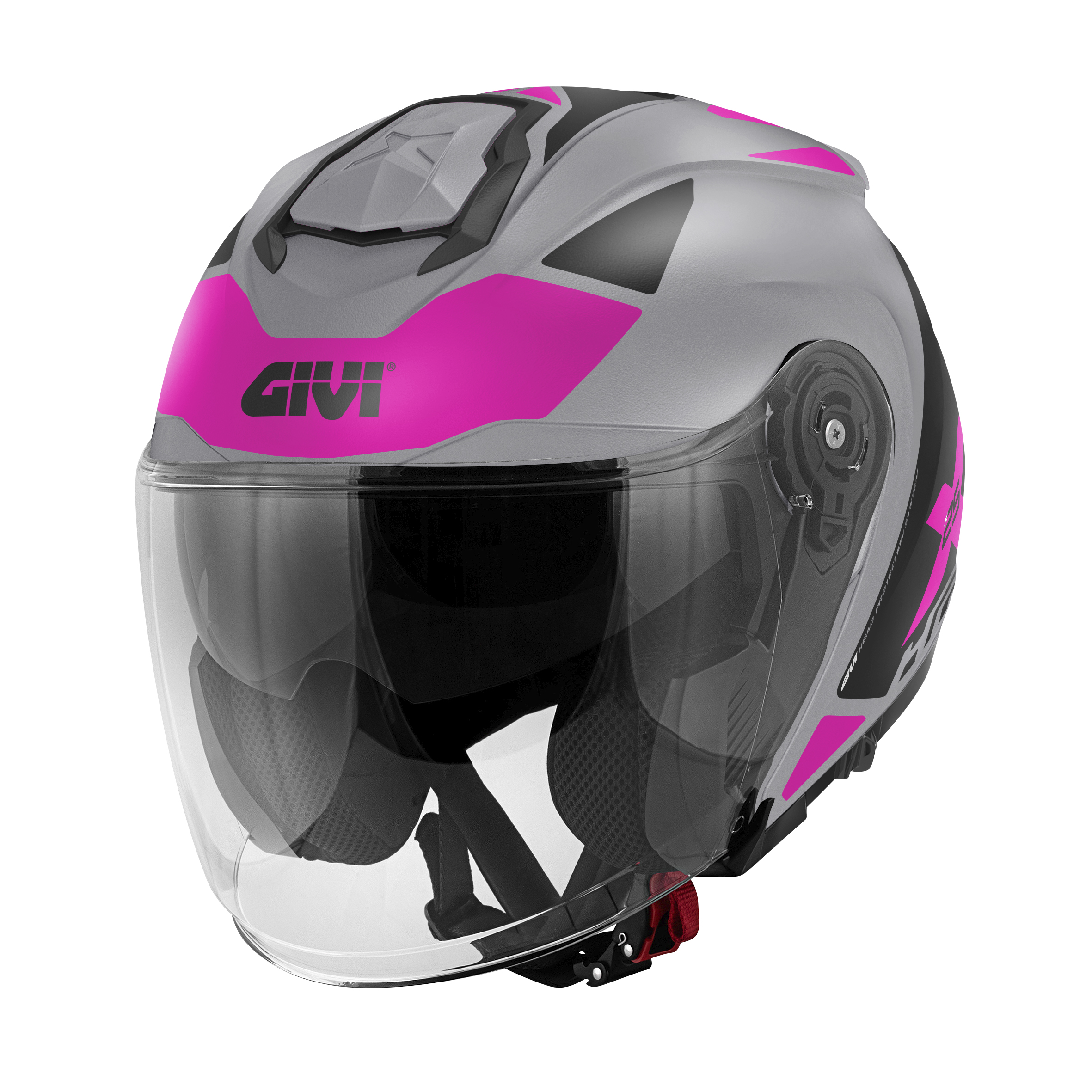 HPS X.25 TARGET - Gr. 54/XS matt - titanium/pink