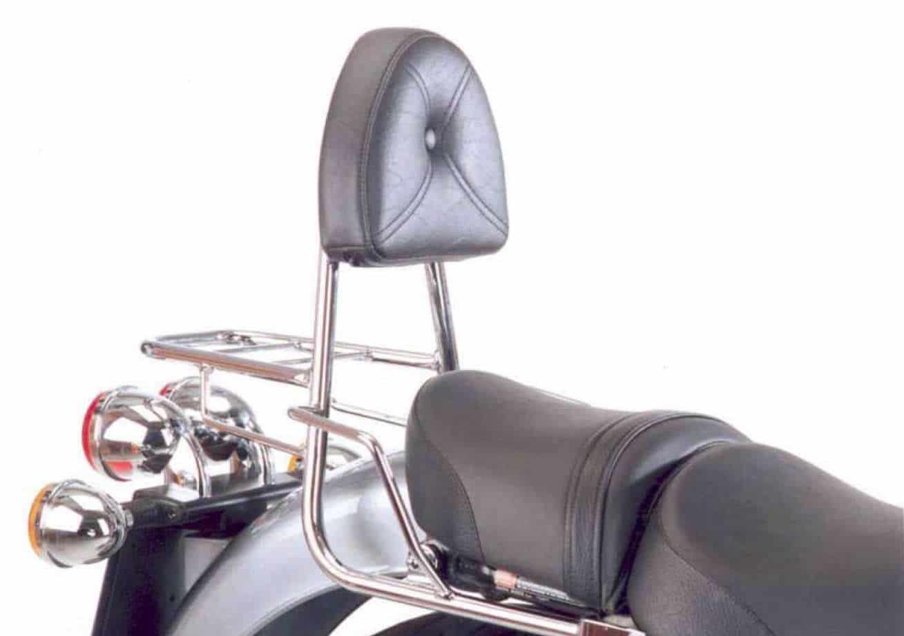 Sissybar mit Gepäckträger chrom für Moto Guzzi California Jackal (1999-)