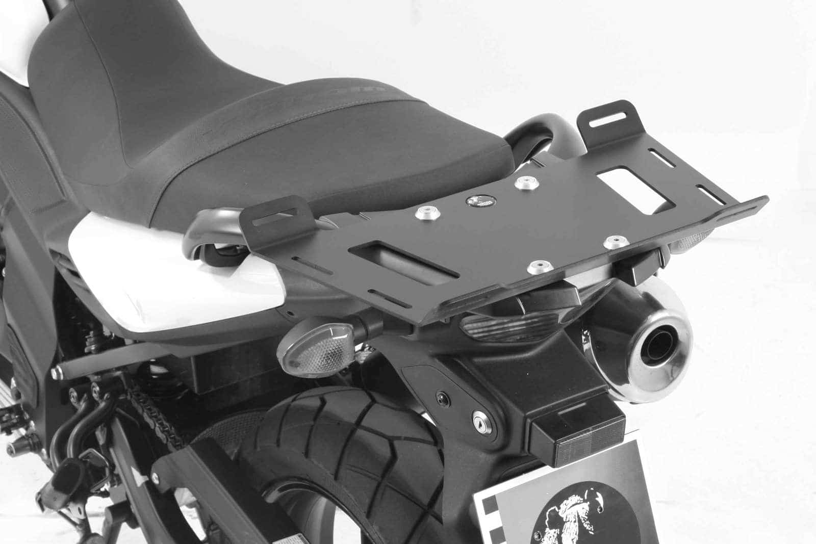Gepäckbrückenverbreiterung schwarz für Suzuki V-Strom 650 L2/XT ABS (2012-2016)
